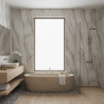 Imprevia Silver Rift PVC Shower Panel - 1M x 2.4M