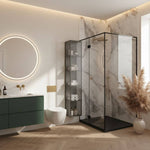 Imprevia Storm Grey Marble PVC Shower Panel - 1M x 2.4M