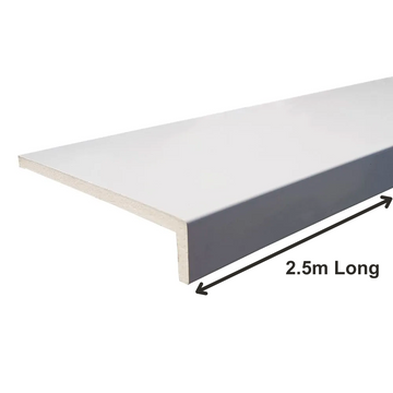 PVC Straight Edge Window Sill 2.5m