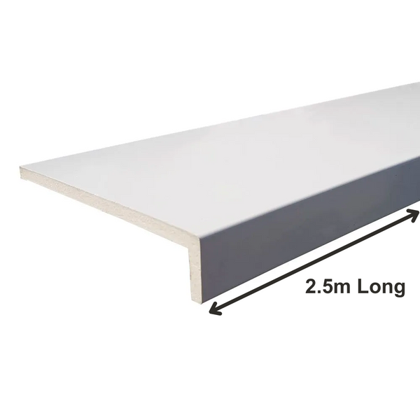 Buy PVC Straight Edge Window Sill 2.5m | The Panel Company