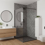 Imprevia Strata Black PVC Shower Panel - 1M x 2.4M