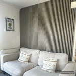 STRIVO Acoustic Slat Panel - Dark Grey Oak