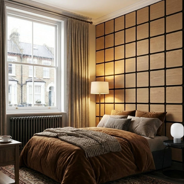 STRIVO Acoustic Square Wall Panel - Natural Oak