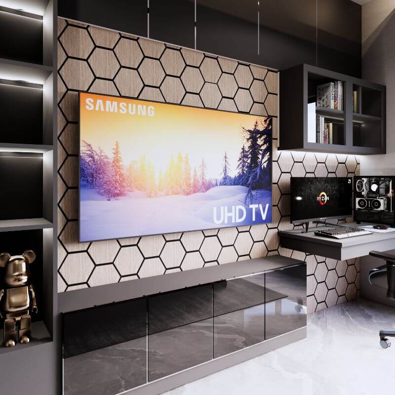 Buy STRIVO Hexagon Wall Panel - Walnut | Panel Company