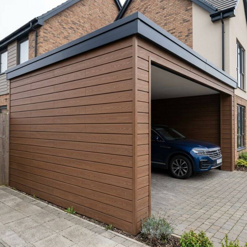 Rear Cladding Ulkona Composite Cladding - Chestnut – Panel Company