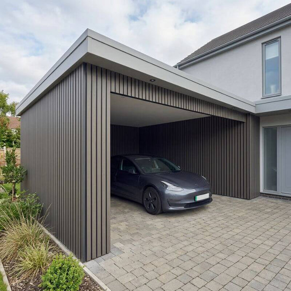 Ulkona Composite Slatted Cladding - Grey