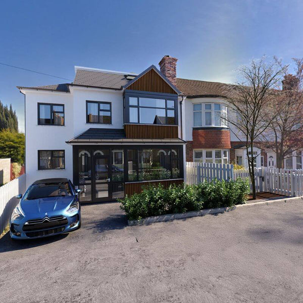 Ulkona Composite Slatted Cladding - Medium Oak