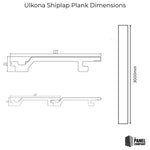 Ulkona Composite Cladding - Light Oak
