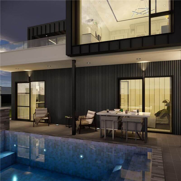 Ulkona Composite Slatted Cladding - Slate Grey