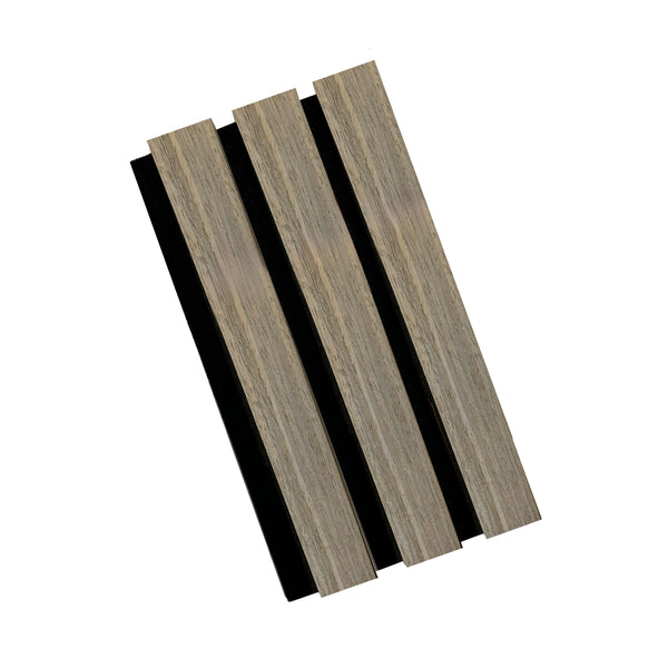 STRIVO Premium Walnut Acoustic Slat Wall Panel - Sample