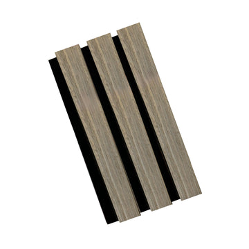 Walnut Acoustic Slat Wall Panel - Sulcado Sample