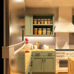 White Hob Splashback - Eldhaus
