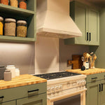 White Hob Splashback - Eldhaus