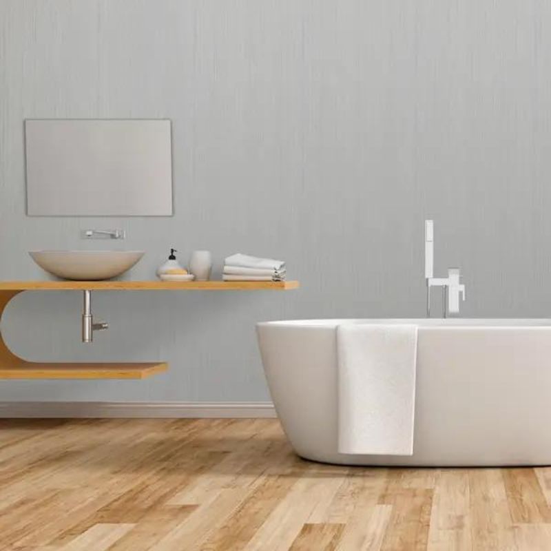 Abstract Brushed Effect Silver PVC Panels | The Panel Company