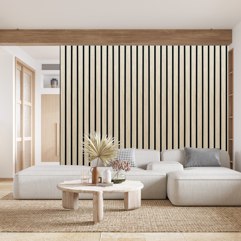 Buy BUBOS Acoustic Wood Wall Panels,2 Pack 47.2" X12.8" Soundproof Wall