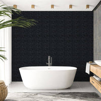 black-mosaic-bathroom-wall-panel