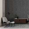 STRIVO Premium Charcoal Acoustic Slat Wall Panel