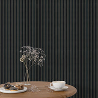 charcoal-slat-wall-panel-dining-room