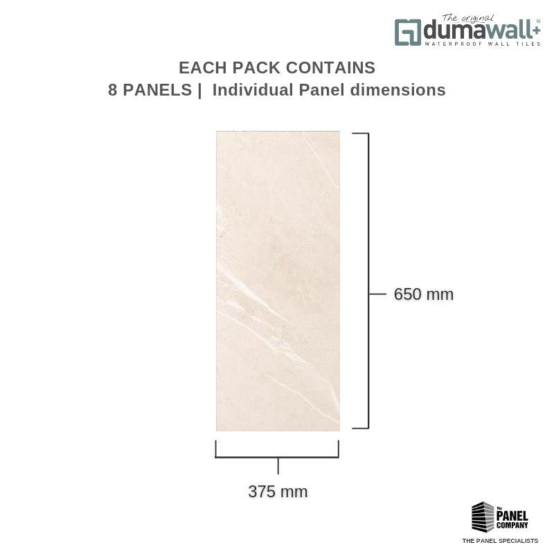 Dumawall Plus Glossy Faro Wall Tile | Solid Core Panel | Panel Co ...