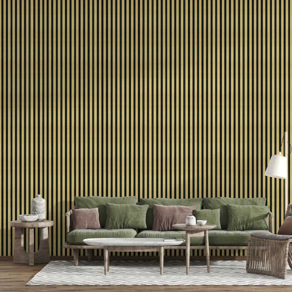 Buy Gold Metallic Slat Wall Panel The Panel Company