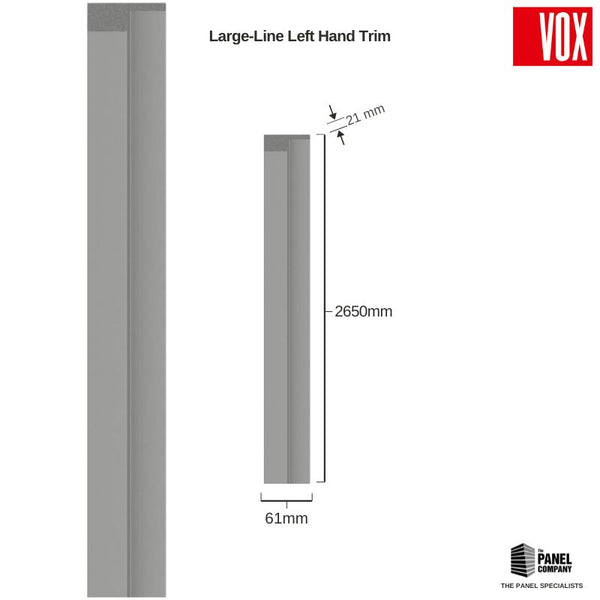 Vox Linerio Grey Slat Panel Trim | Multiple Variants Available