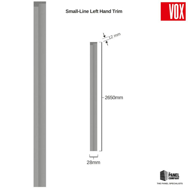 Vox Linerio Grey Slat Panel Trim | Multiple Variants Available