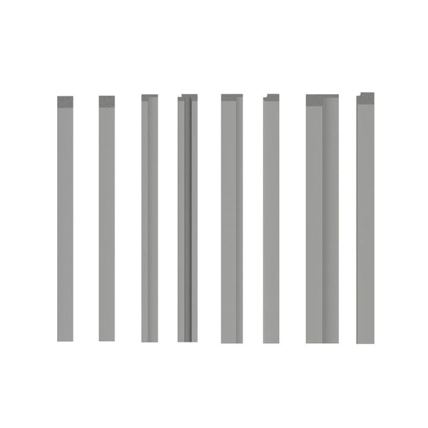 Vox Linerio Grey Slat Panel Trim | Multiple Variants Available