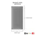 Vox Vilo Upholstered Panel - Grey | Regular 1 - 300mm x 600mm
