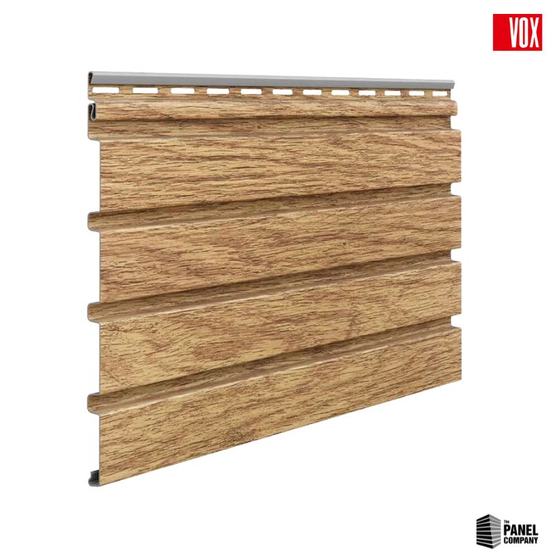 Honey Oak | Vox Fronto Slat Wall Exterior Panels | Panel Co – Panel Company
