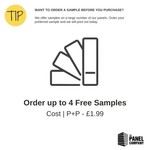 Imprevia Opal Onyx PVC Shower Panel - 1M x 2.4M