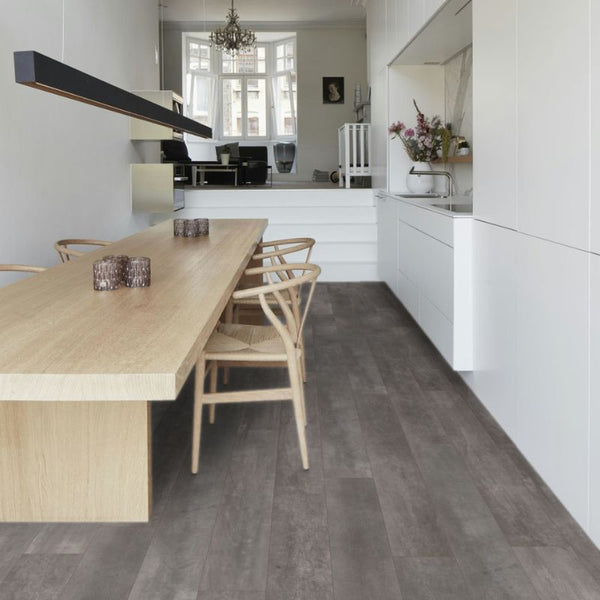 Gray vinyl plank deals flooring
