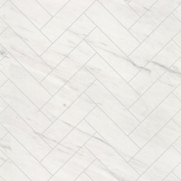Multipanel Levanto Marble Herringbone Tile Effect Shower Panel