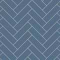 Multipanel Misty Blue Herringbone Tile Effect Shower Panel