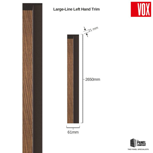 Vox Linerio Mocca Slat Panel Trim | Multiple Variants Available