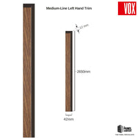 Vox Linerio Mocca Slat Panel Trim | Multiple Variants Available