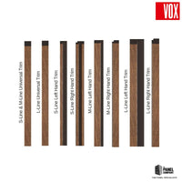 Vox Linerio Mocca Slat Panel Trim | Multiple Variants Available