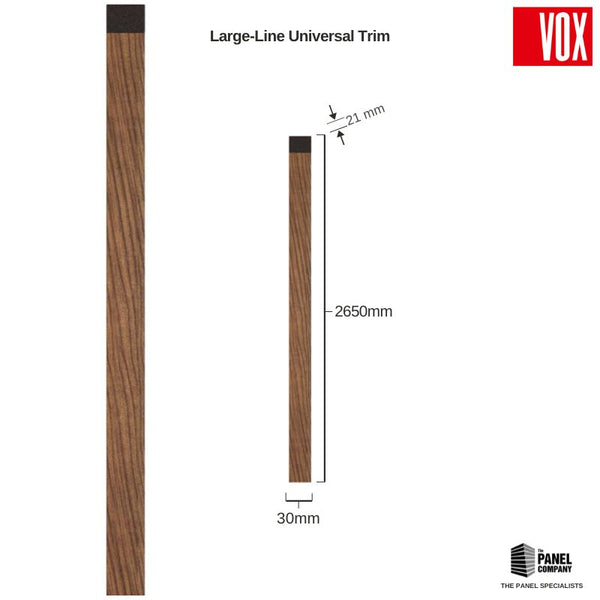 Vox Linerio Mocca Slat Panel Trim | Multiple Variants Available