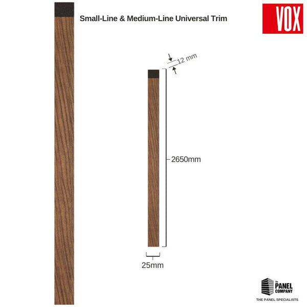 Vox Linerio Mocca Slat Panel Trim | Multiple Variants Available