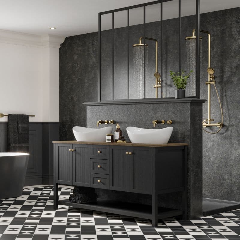 Multipanel Linda Barker Graphite Elements Shower Panel – Panel Company