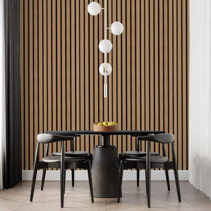 Buy Natural Oak Acoustic Slat Wall Panel | STRIVO | Panel Co – Panel ...