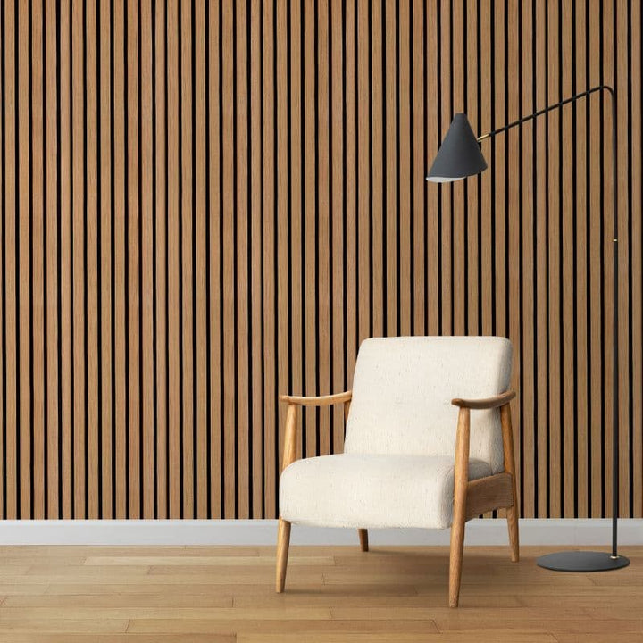 Buy Natural Oak Acoustic Slat Wall Panel | STRIVO | Panel Co – Panel ...