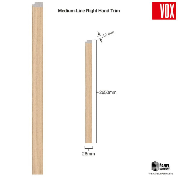 Vox Linerio Natural Slat Panel Trim | Multiple Variants Available