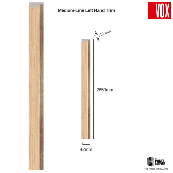 Vox Linerio Natural Slat Panel Trim | Multiple Variants Available