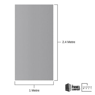 Silver Grey | Compact Tile | ShowerWall Panelling