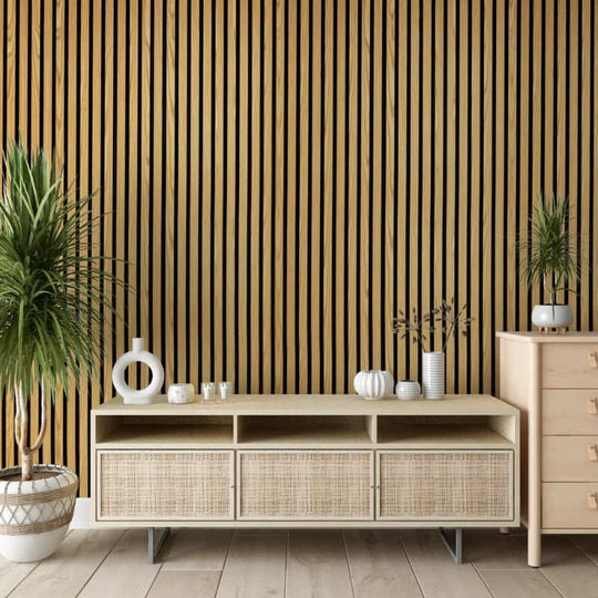STRIVO Acoustic Slat Panel - Natural Ash – Panel Company