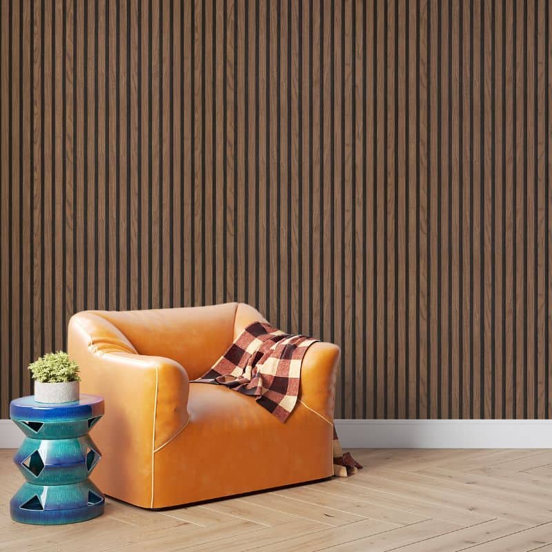 STRIVO® Acoustic Slat Panel - Smoked Walnut – Panel Company