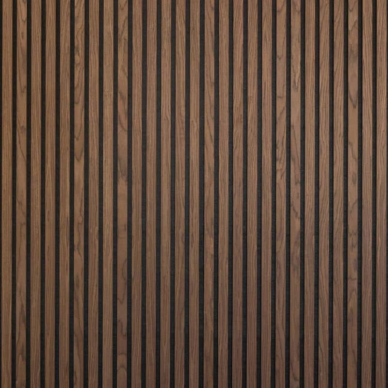 STRIVO Acoustic Slat Panel - Smoked Walnut – Panel Company