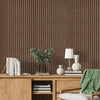 STRIVO Acoustic Slat Panel -  Smoked Walnut