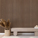 STRIVO Acoustic Slat Panel - Walnut