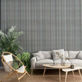 White 3D Slat Wall Panel - Sulcado